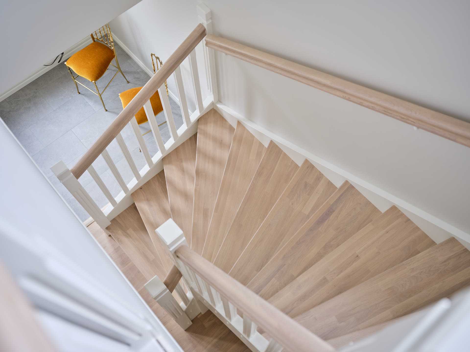 Klassisk trätrappa från Snickarlaget